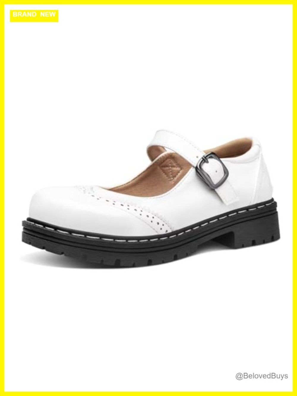 Gothic Oxford Shoes - Ankle Tie Round Toe Platform Heel Flats for Women Casual